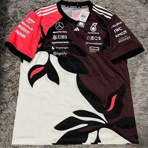 Adidas Mercedes AMG Petronas Formula 1 F1 Driver Jersey, Size XL NWT JZ6206